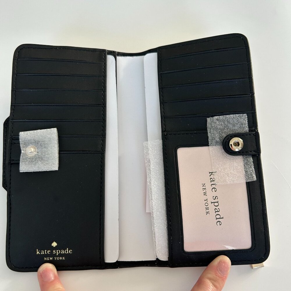 NWT Kate Spade Oh Snap Camera Large Slim bifold Wallet Kurt Geiger London - Picture 6 of 9